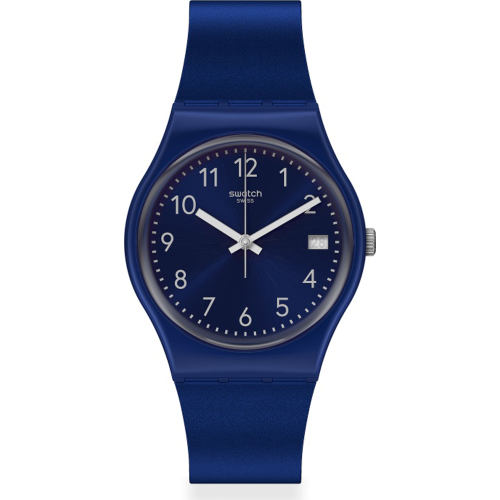 Swatch Originals Medium (34mm) GN416 Silver In Blue Horloge