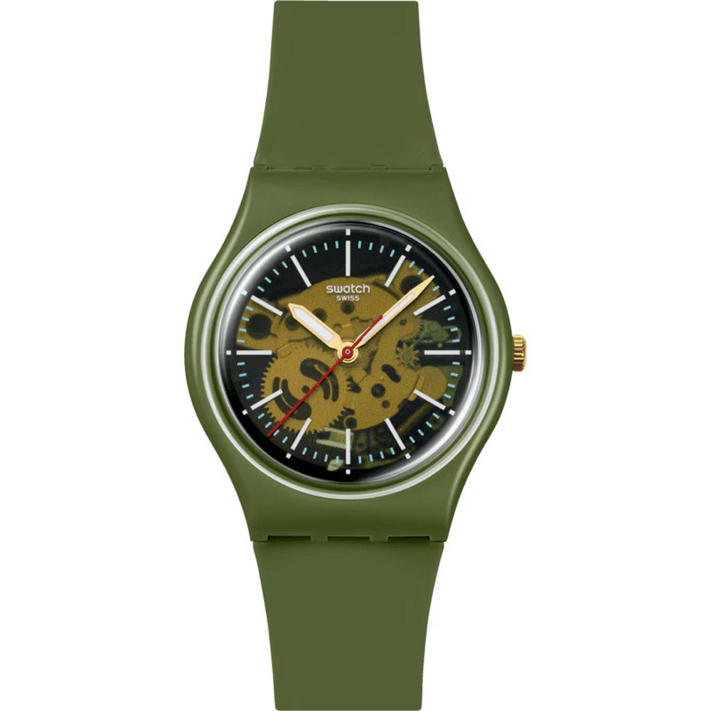 Swatch Originals Medium (34mm) SO28G110 Thru The Greenery Horloge