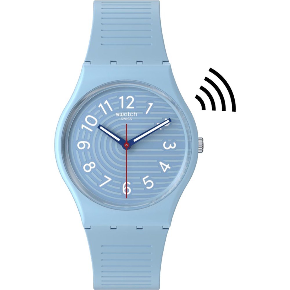 Swatch Originals Medium (34mm) SO28S104-5300 Trendy lines in the sky Pay! Horloge