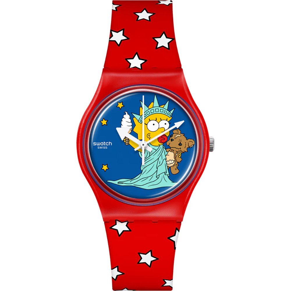 Swatch Originals Medium (34mm) SO28Z120 Little Lady Liberty Horloge