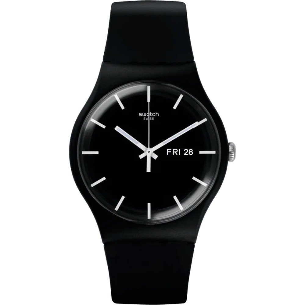 Swatch Originals Large (41mm) SO29B704 Mono Black Horloge