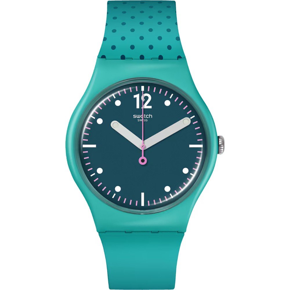 Swatch Originals Large (41mm) SO29G108 Green Backside Wave Horloge