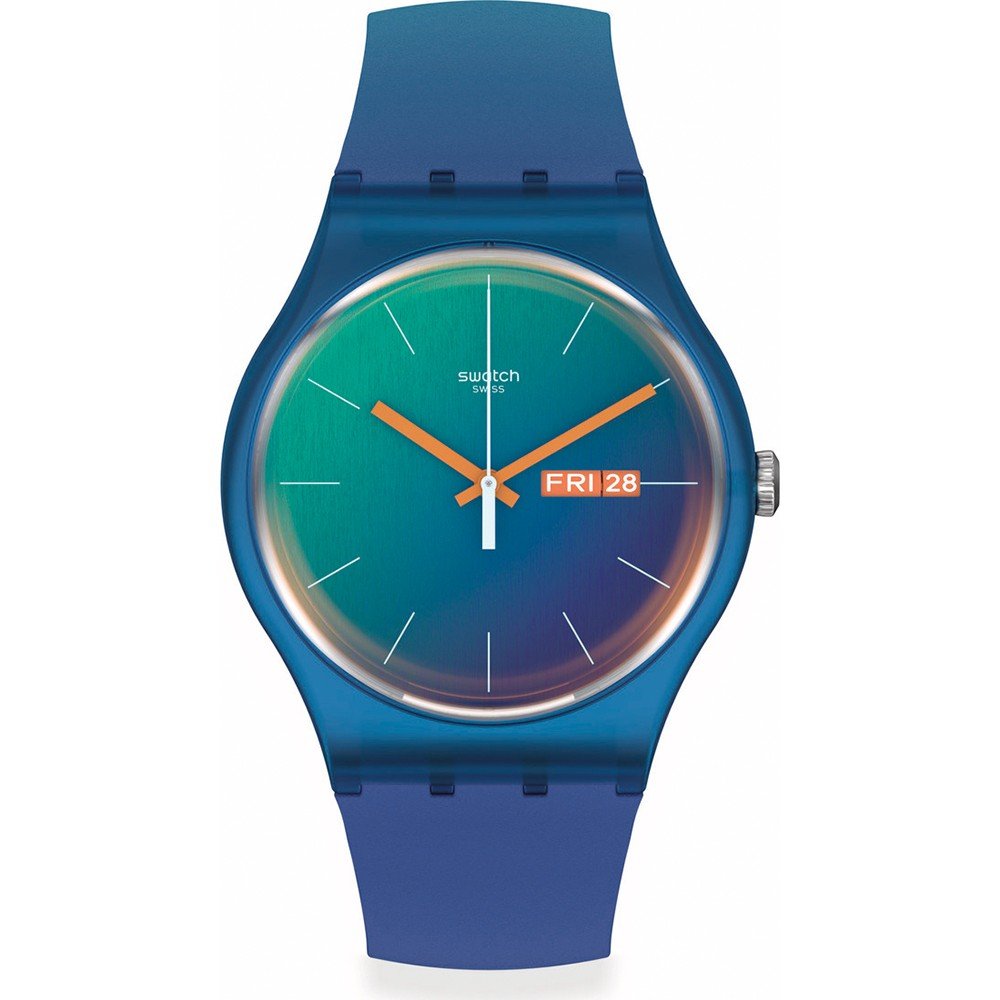 Swatch Originals Large (41mm) SO29N708 Fade to teal Horloge