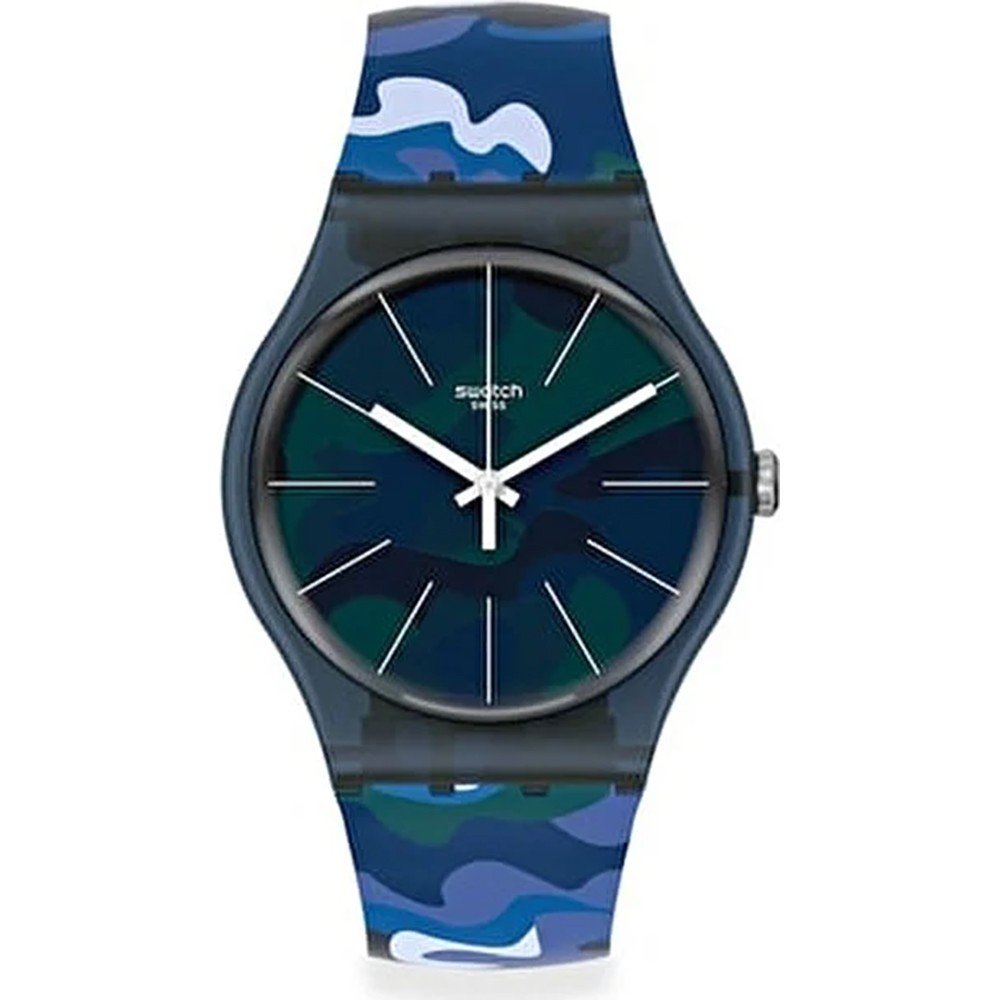 Swatch Originals Large (41mm) SUON140 Camouclouds Horloge