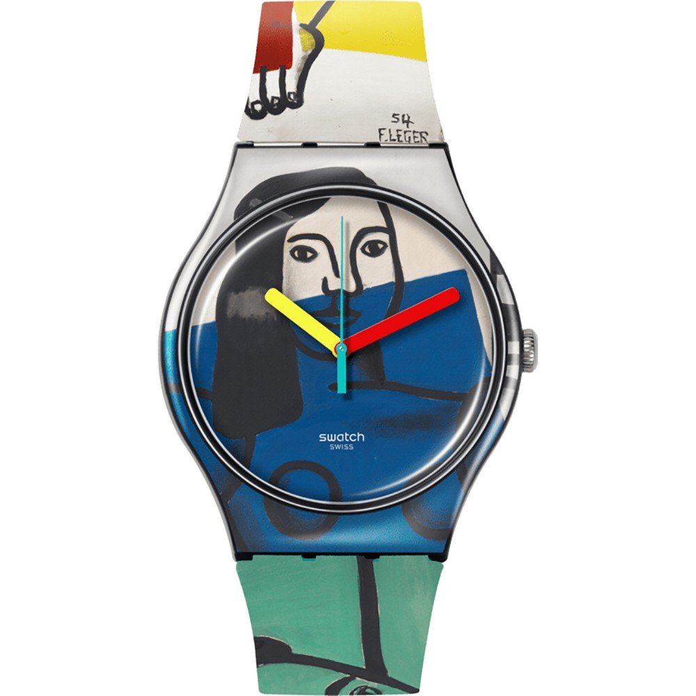 Swatch Originals Large (41mm) SUOZ363 Leger's Two Women Holding Flowers Horloge