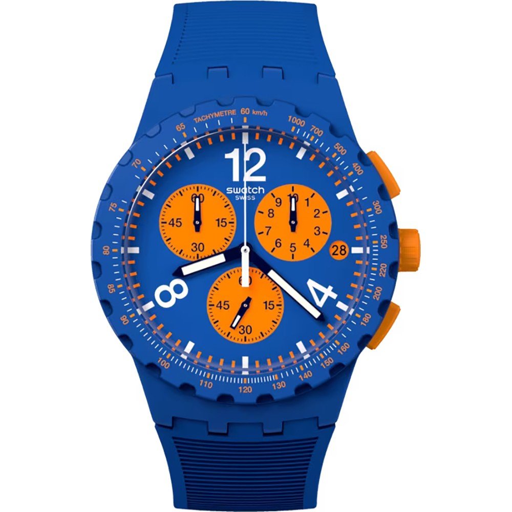 Swatch New Chrono Plastic SUSN419 Primarily blue Horloge