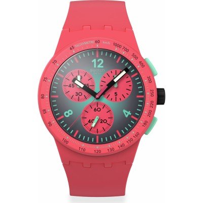 Swatch New Chrono Plastic SUSP100 Paradiso Kinetiko Horloge