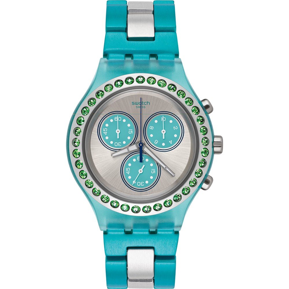 Swatch Chrono SVCS1000AG Turkisia Horloge