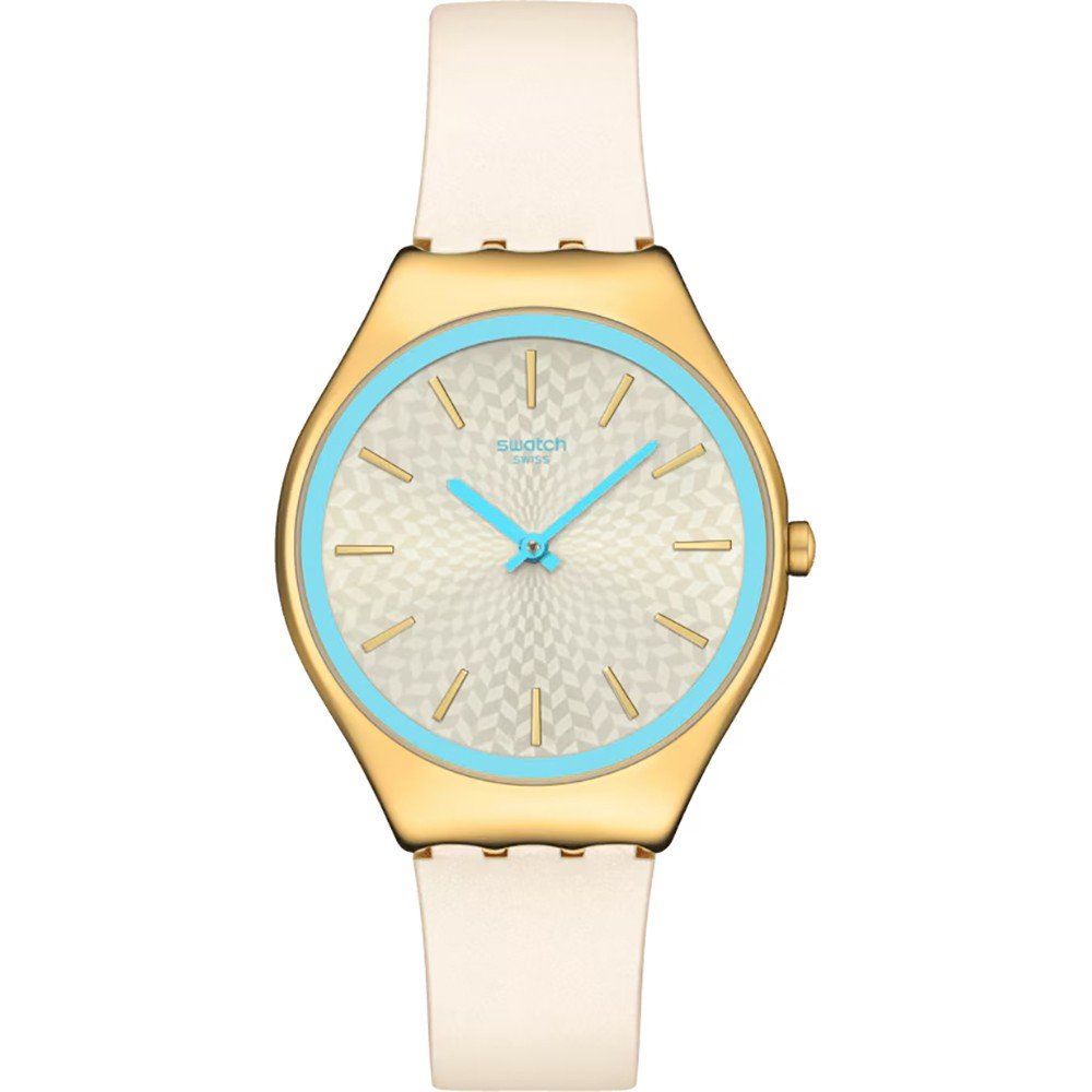 Swatch Skin Irony SYXG127 Swatch Proteam - Coco Ho Blu Horloge