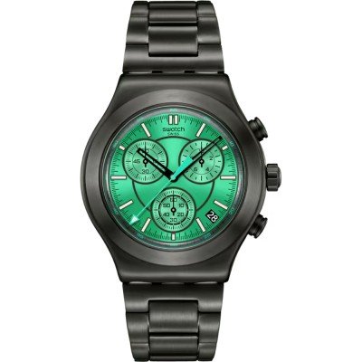 Swatch Irony - Chrono New YVM407G Obsessively Obsidian Horloge