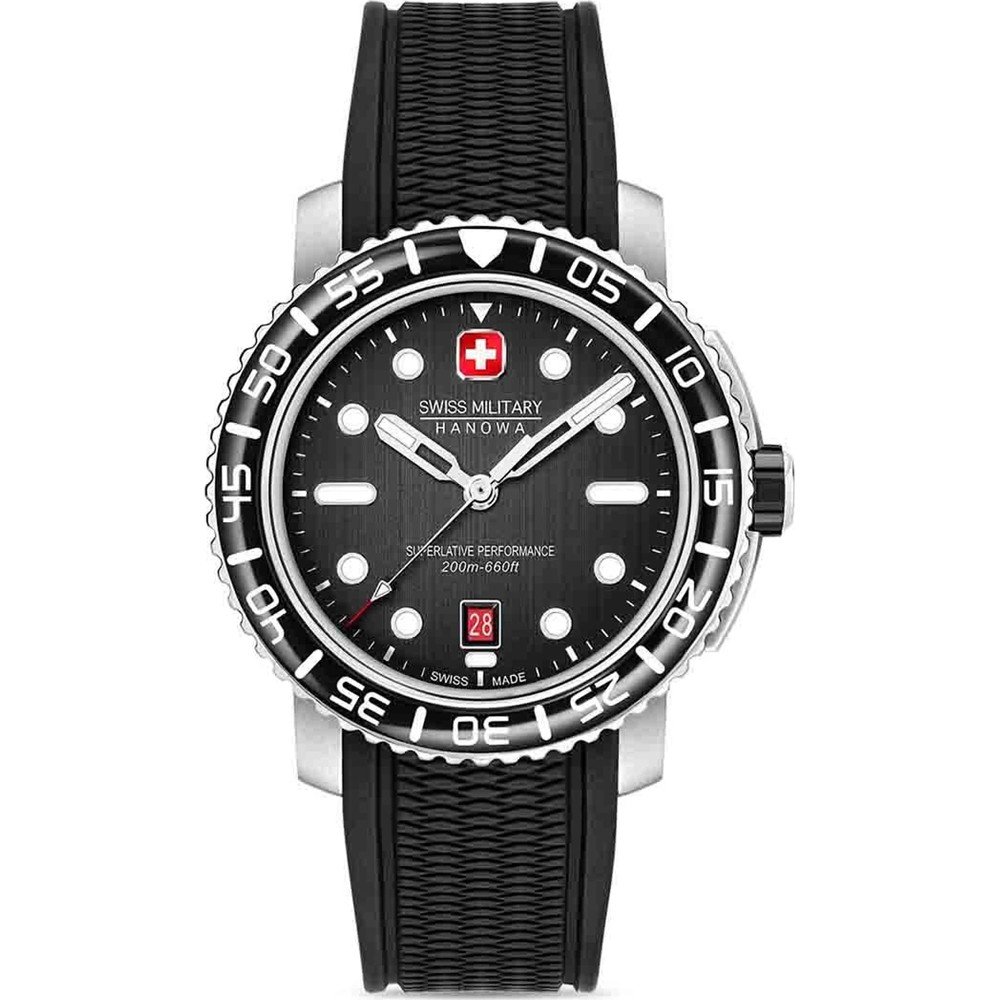 Swiss Military Hanowa SMWGN0001701 Black Marlin Horloge