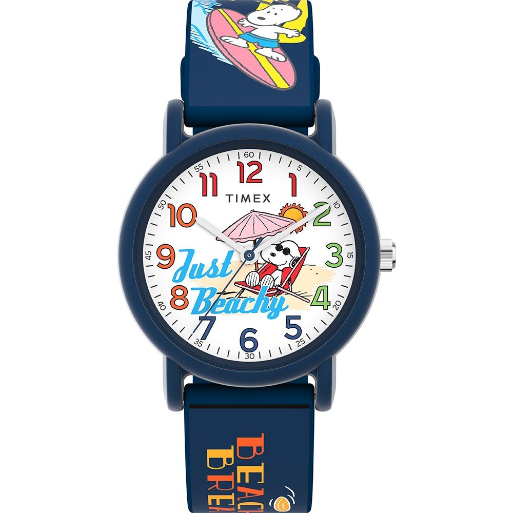 Timex X Peanuts TW2V78600 Timex x Peanuts - Just Beachy Horloge