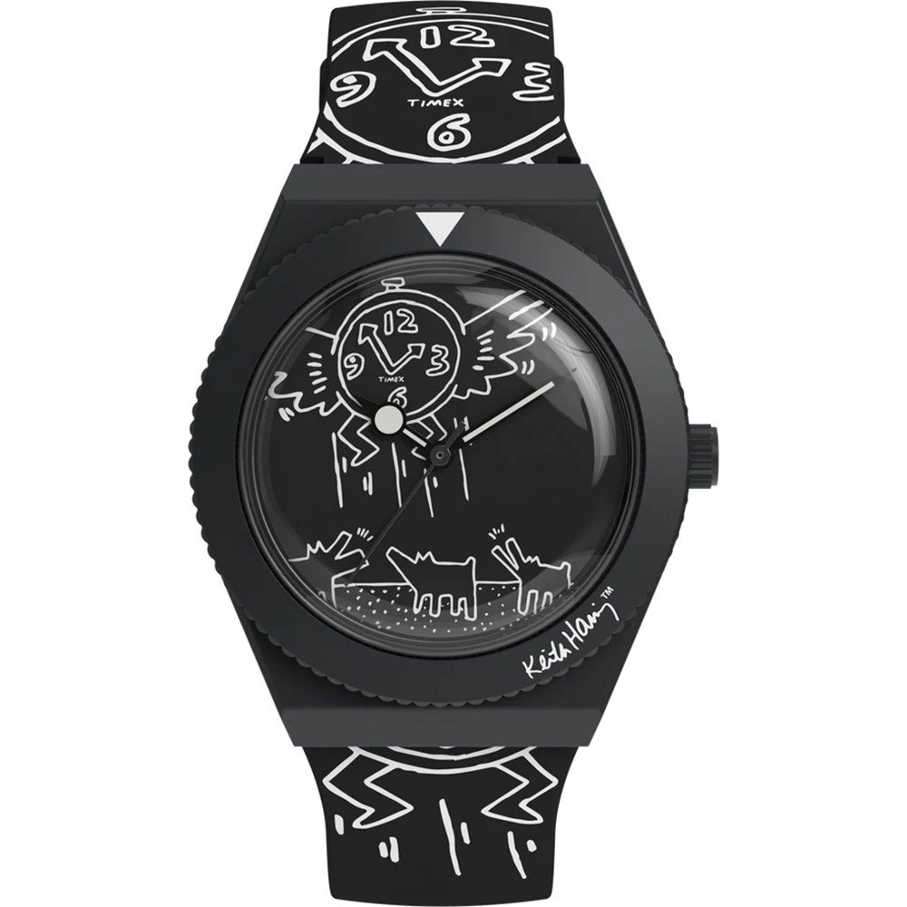 Timex Q TW2W25600 Q Reissue x Keith Haring Horloge