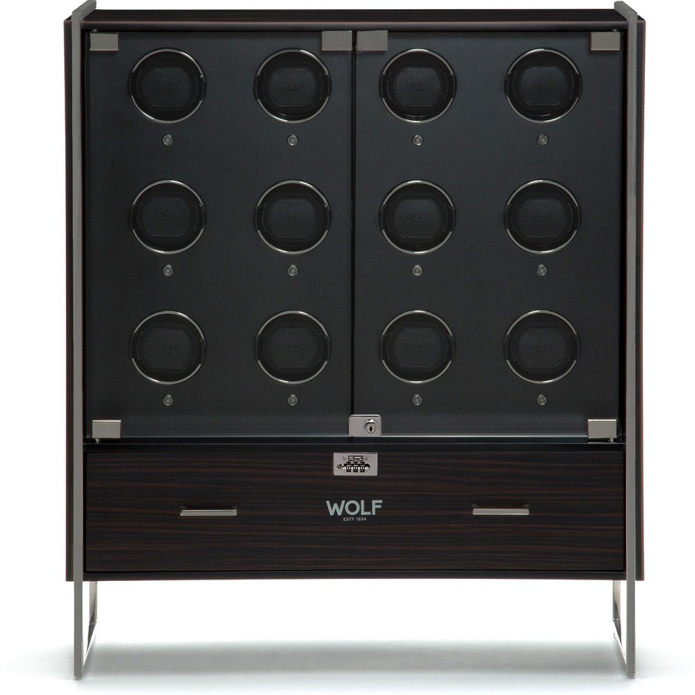 Wolf 468040 Regent - Zebra black Watch winder